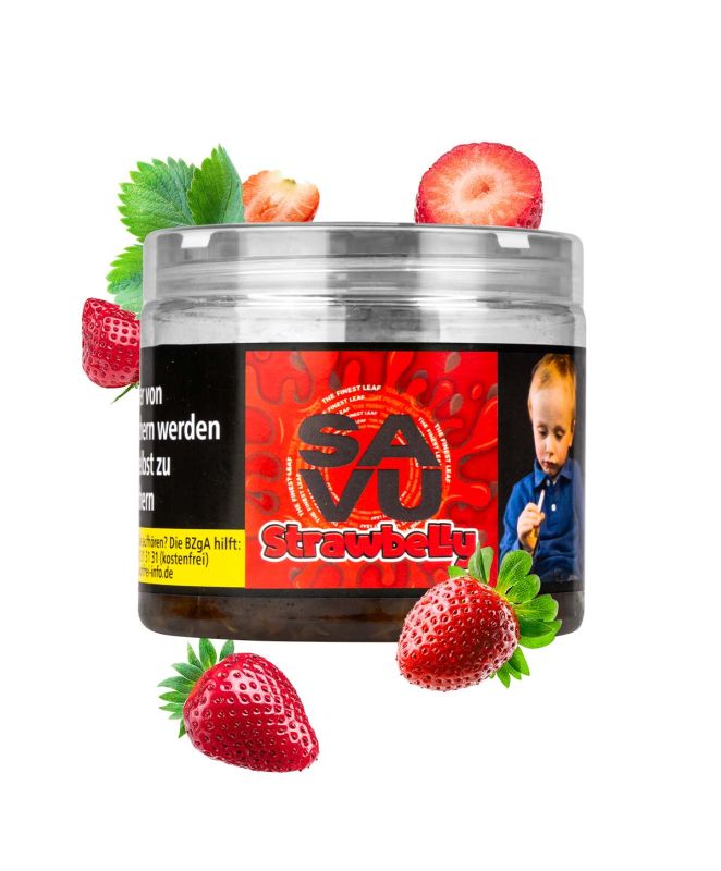 Savu Premium Tobacco 200g - Strawbelly