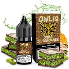 OWLIQ Liquid - Dubai Schokolade 10ml 10mg/ml STEUERWARE C