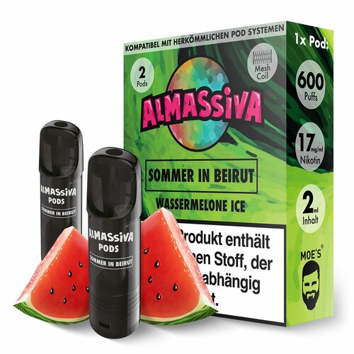 Almassiva Einweg Pod - Sommer in Beirut 17mg 2ml