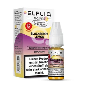 Elfliq by Elfbar Nikotinsalz - Blackberry Lemon - Liquid 20mg / 10ml