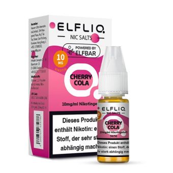 Elfliq by Elfbar Nikotinsalz - Cherry Cola - Liquid 10mg/10ml 