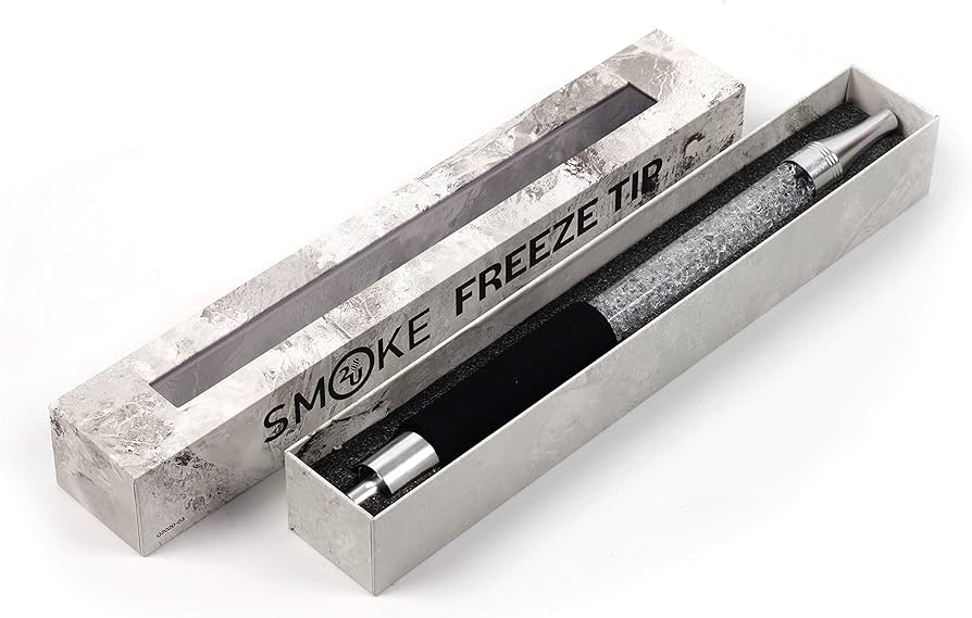 Smoke2u Freeze Tip - Eis Mundstück - Weiß/Silber