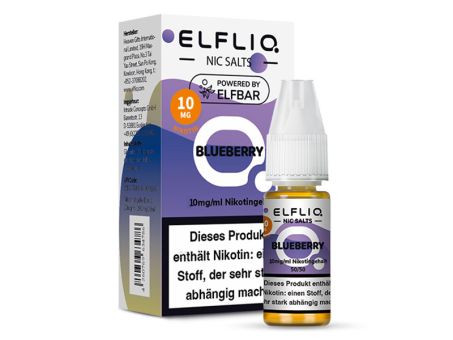 Elfliq by Elfbar Nikotinsalz - Blueberry - Liquid 10mg / 10ml