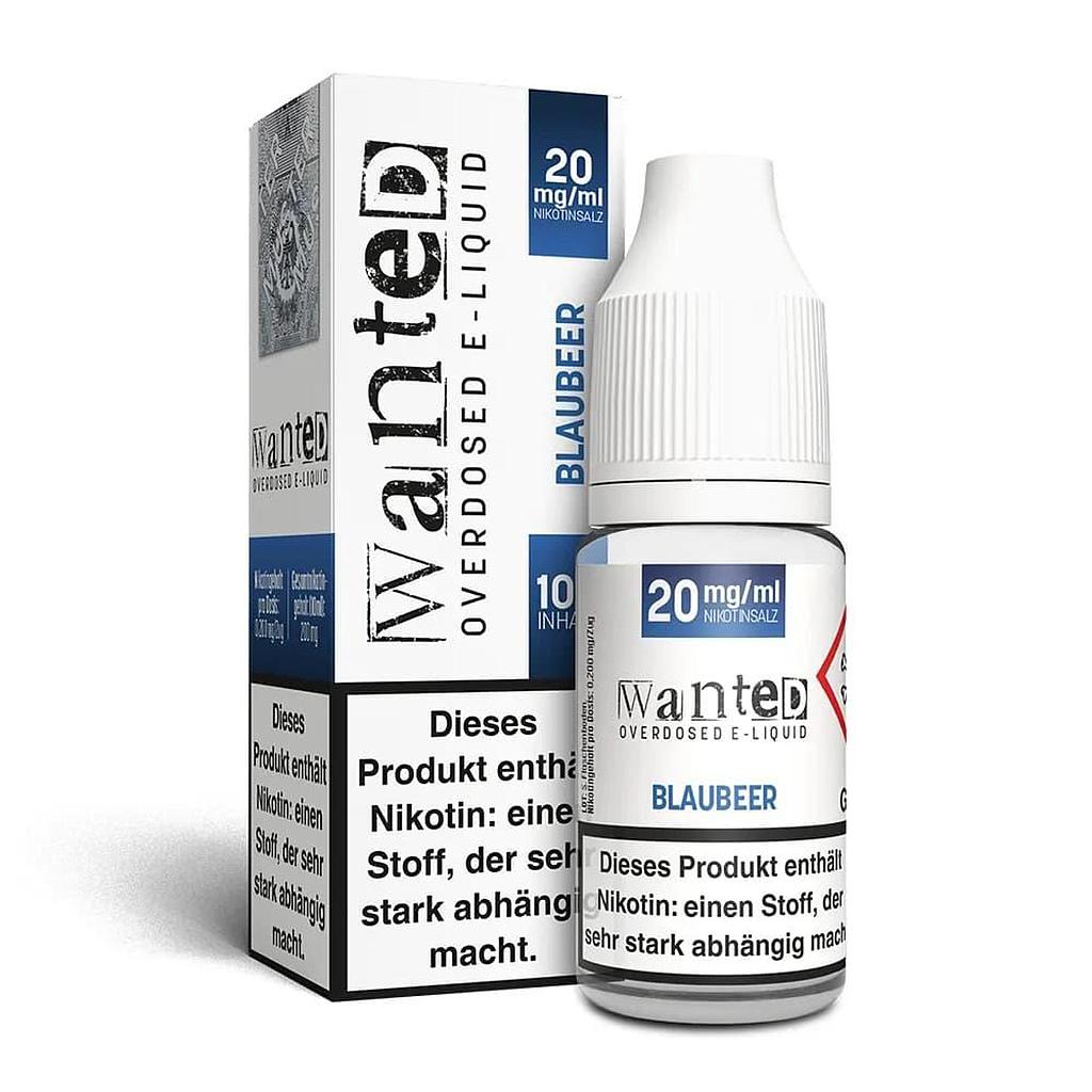 Wanted Overdosed - Blaubeer 20mg/ml 10ml Nikotinsalzliquid