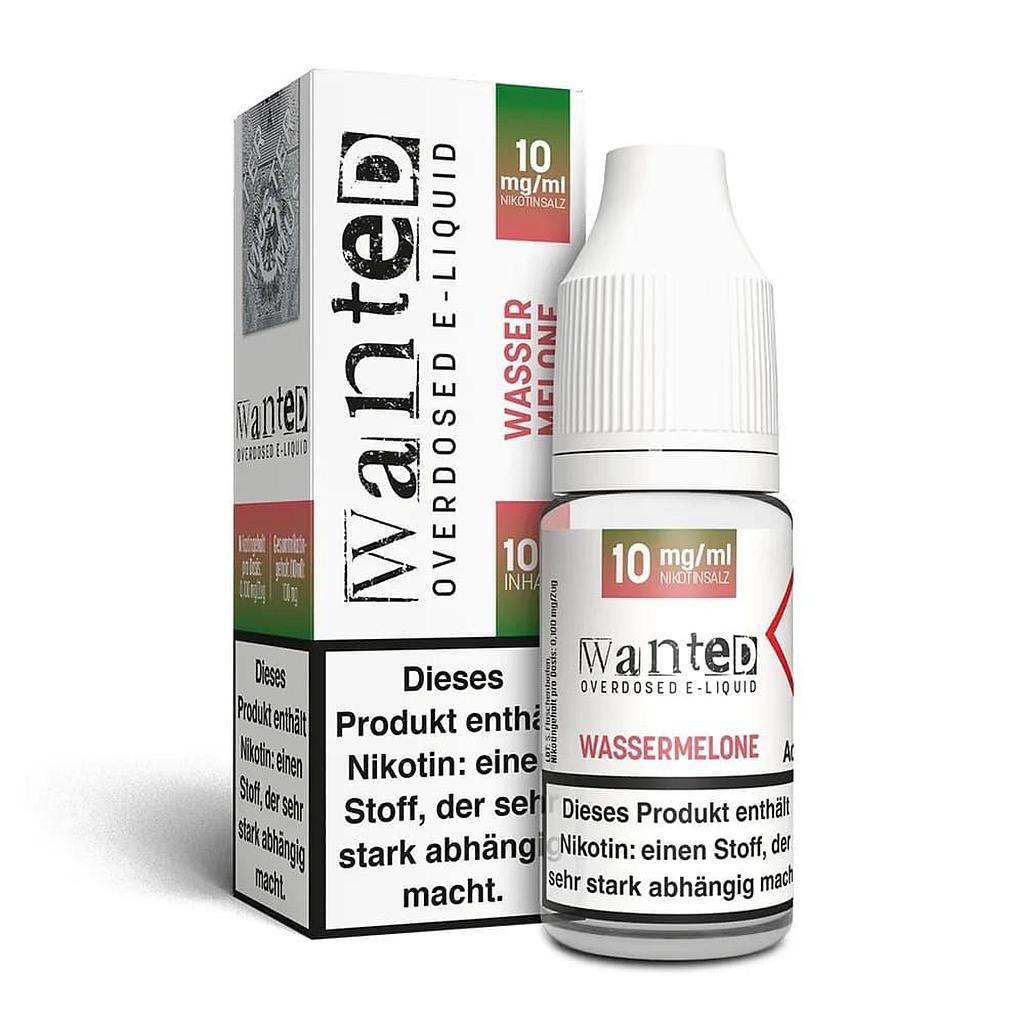 Wanted Overdosed - Wassermelone 10mg/ml 10ml Nikotinsalzliquid