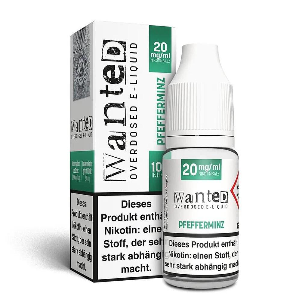 Wanted Overdosed - Pfefferminz 20mg/ml 10ml Nikotinsalzliquid