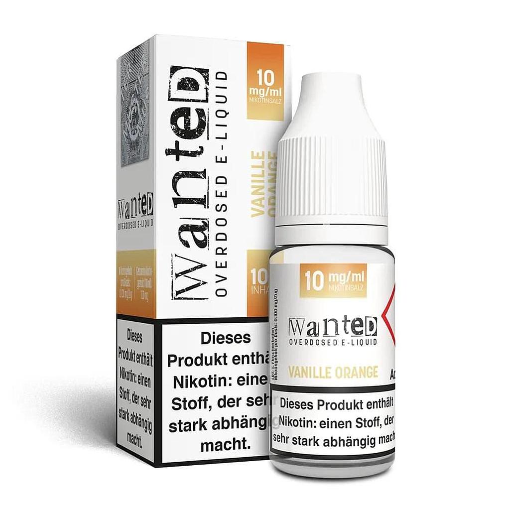 Wanted Overdosed - Vanille Orange 10mg/ml 10ml Nikotinsalzliquid
