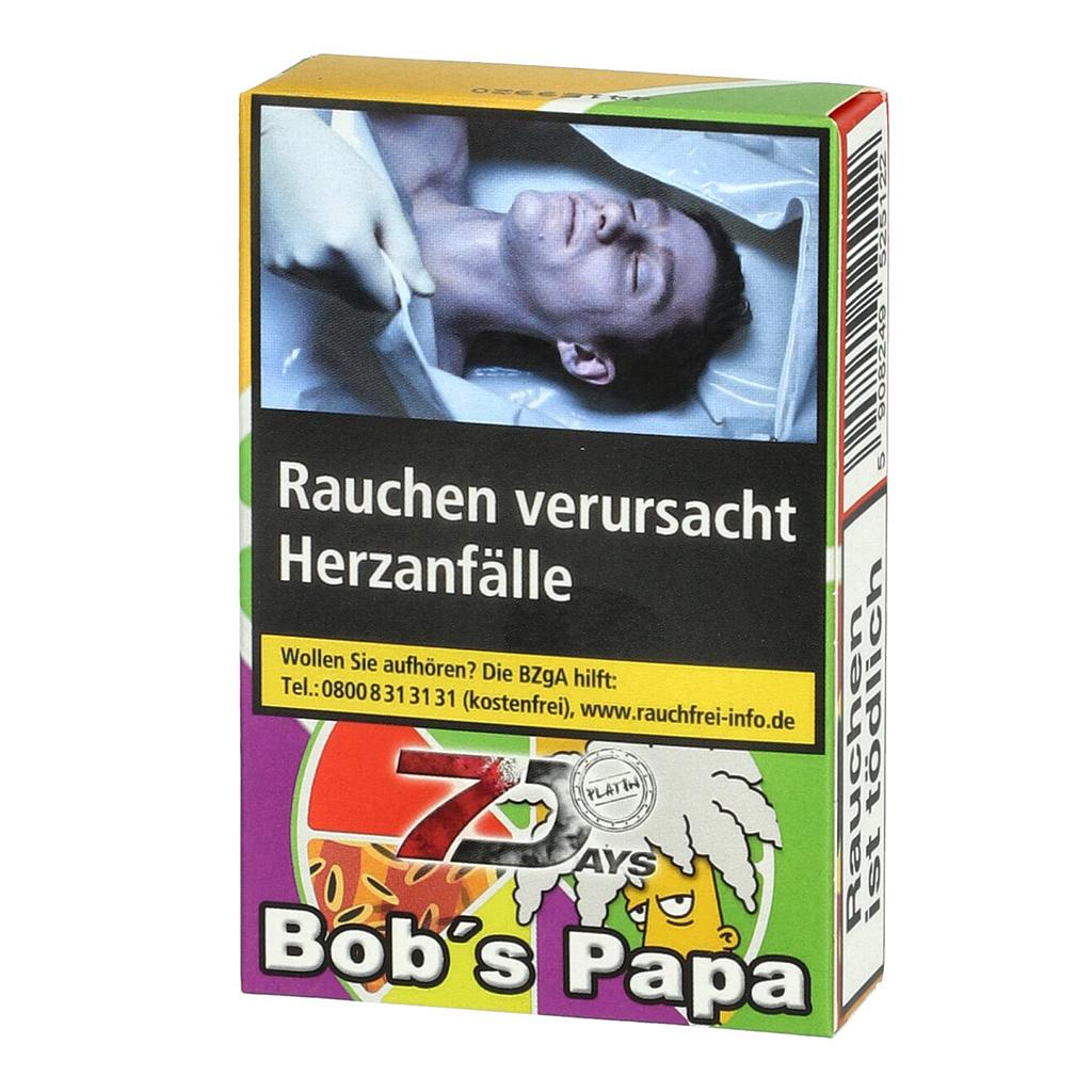 7 Days Tabak 25g Bob´s Papa