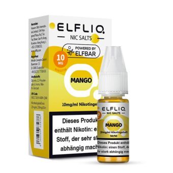 Elfliq by Elfbar Nikotinsalz - Mango - Liquid 10mg / 10ml