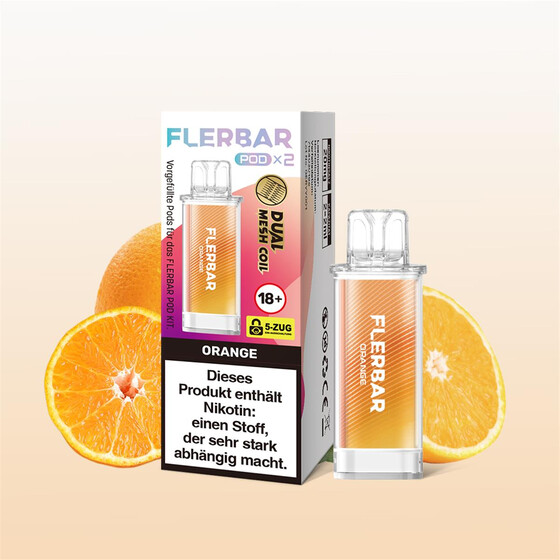 Flerbar Pod (2er Pack) - Orange