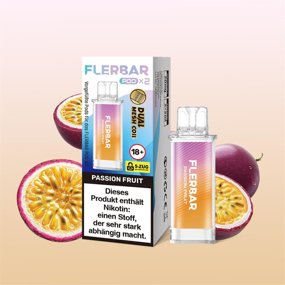Flerbar Pod (2er Pack) - Passion Fruit