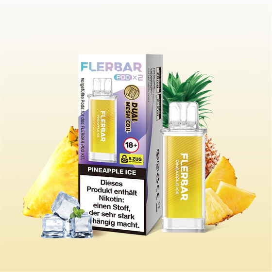 Flerbar Pod (2er Pack) - Pineapple Ice