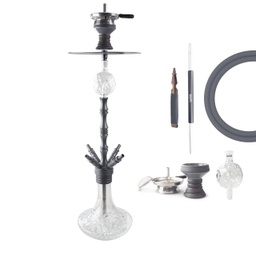 [2100000023578] Luna Shisha Komplettset - Praedo 2.0 (Grau)
