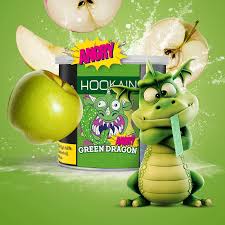 [2100000023684] Hookain Shisha Tabak 200g - Angry Green Dragon
