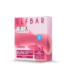 [2100000023455] Elfbar - ELFA CP Prefilled Pod 2ml 0mg (2 Stück) Cherry