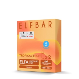 [2100000023486] Elfbar - ELFA CP Prefilled Pod 2ml 0mg (2 Stück) Tropical Fruit