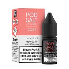 [2100000025374] Pod Salt Core Liquid - Lychee Ice 10ml 11mg/ml