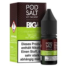 [2100000020300] Pod Salt Fusion Liquid - Cola with Lime 10ml 11mg/ml
