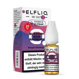 [2100000024704] Elfliq by Elfbar Nikotinsalz - Blueberry Sour Raspberry - Liquid 20mg / 10ml
