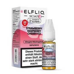 [2100000024803] Elfliq by Elfbar Nikotinsalz - Strawberry Rasberry Cherry Ice - Liquid 20mg / 10ml