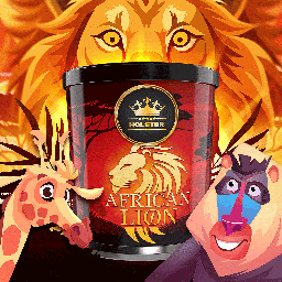 [2100000026296] Holster Tobacco 200g - Lion King