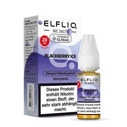 [2100000026388] Elfliq by Elfbar Nikotinsalz - Blackberry Ice - Liquid 20mg/ 10ml