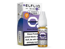 [2100000024612] Elfliq by Elfbar Nikotinsalz - Blueberry - Liquid 10mg / 10ml