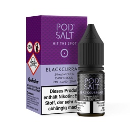 [2100000008919] Pod Salt Core Liquid - Blackcurrant Menthol 10ml 20mg/ml