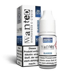 [2100000011636] Wanted Overdosed - Blaubeer 20mg/ml 10ml Nikotinsalzliquid