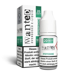 [2100000011674] Wanted Overdosed - Pfefferminz 20mg/ml 10ml Nikotinsalzliquid