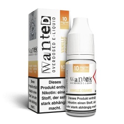 [2100000011612] Wanted Overdosed - Vanille Orange 10mg/ml 10ml Nikotinsalzliquid