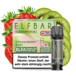 [2100000013593] Elfbar - ELFA CP Prefilled Pod 2ml 20mg/ml (2 Stück) Strawberry Kiwi