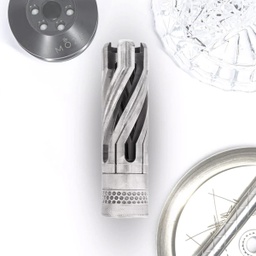 [2100000011803] Hydrosmoke Nozzle Sleeve Moze Breeze Two - Frosted / Silver