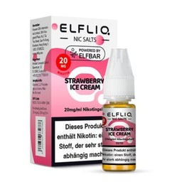 [2100000014811] Elfliq by Elfbar Nikotinsalz - Strawberry Ice Cream - Liquid 20mg / 10ml