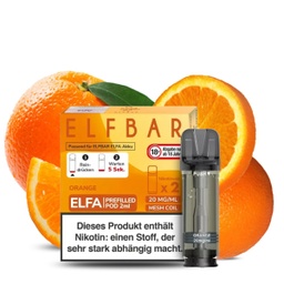 [2100000018109] Elfbar - ELFA CP Prefilled Pod 2ml 20mg/ml (2 Stück) Orange