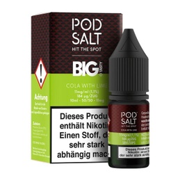 [2100000017409] Pod Salt Fusion Liquid - Cola with Lime - 10ml 20mg/ml