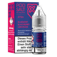 [2100000017850] Pod Salt X Liquid - Blueberry Blackberry Lemonade 10ml 10mg/ml