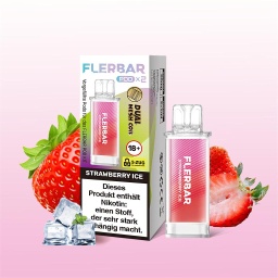 [2100000019656] Flerbar Pod (2er Pack) - Strawberry Ice
